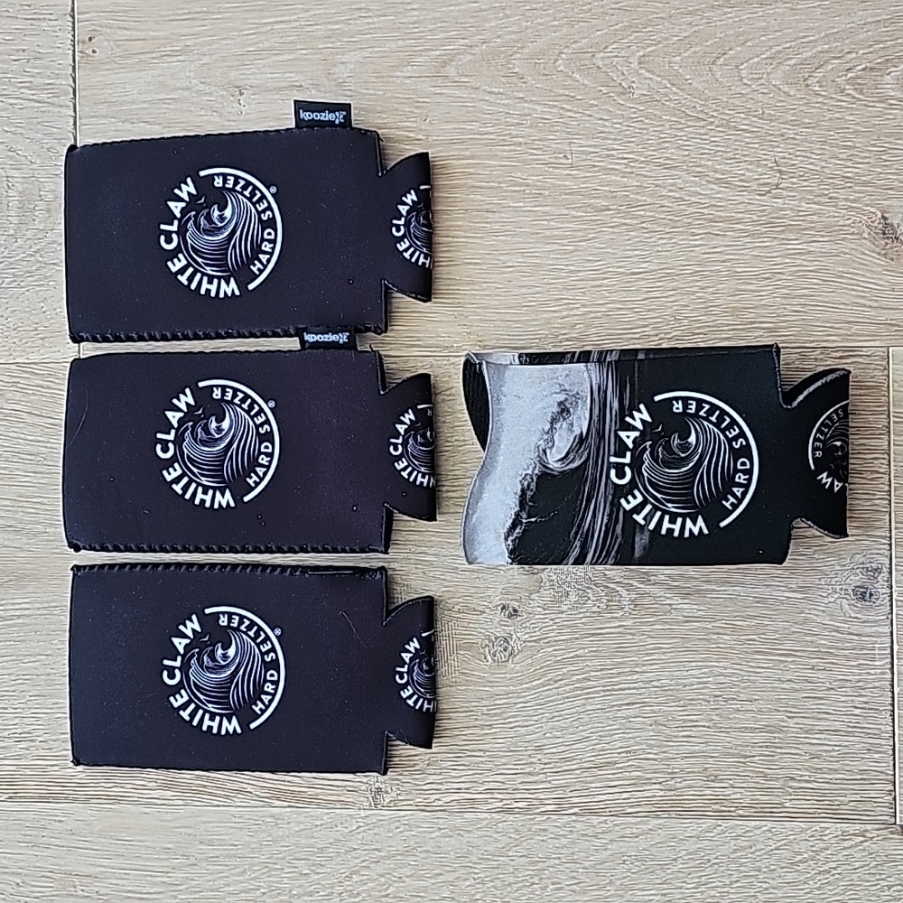 NWOT White Claw Koozies Set of 4